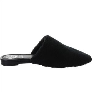 Vince Camuto Sherpa slide on mules
